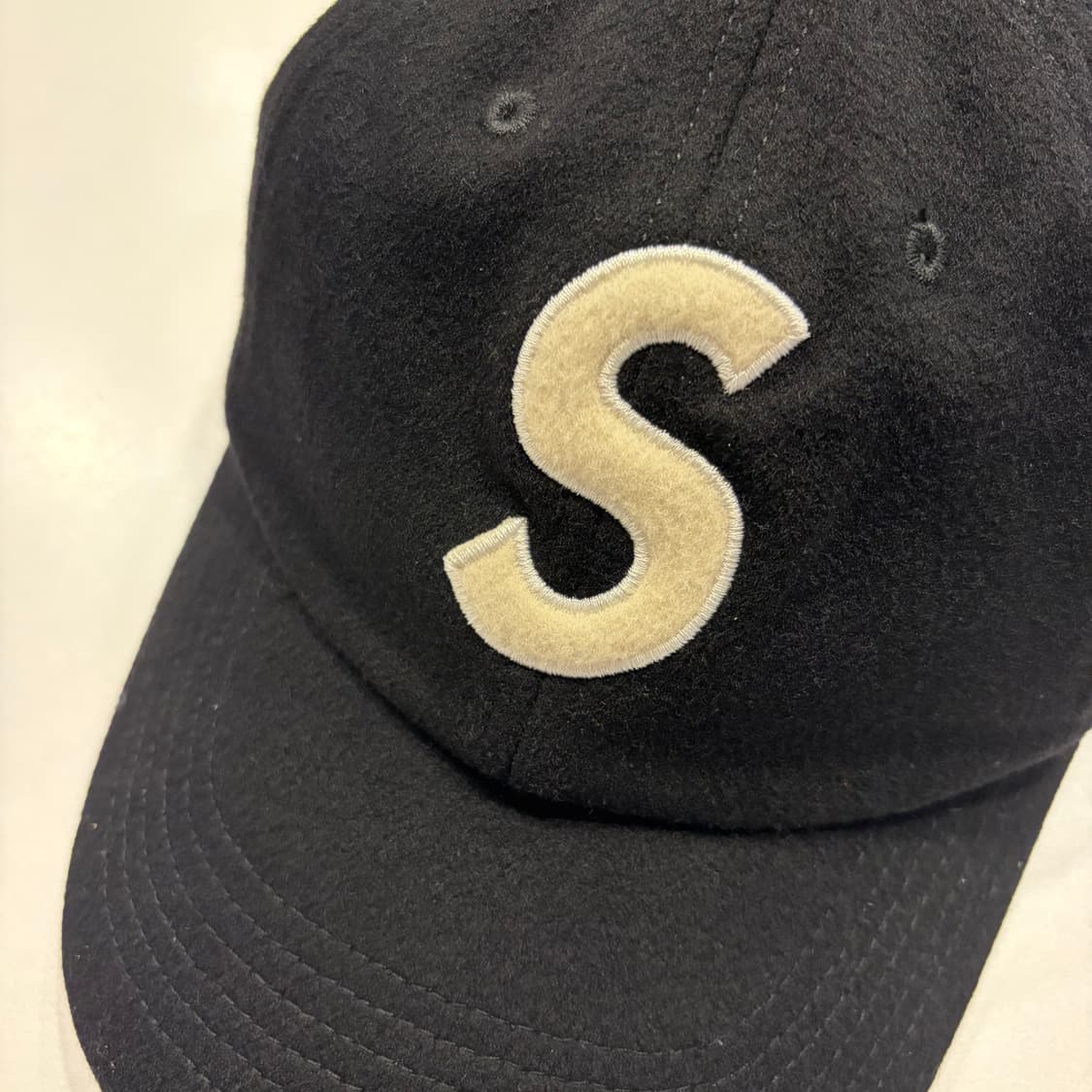 슈프림 6패널 울 블랙 S 볼캡 상품이미지2