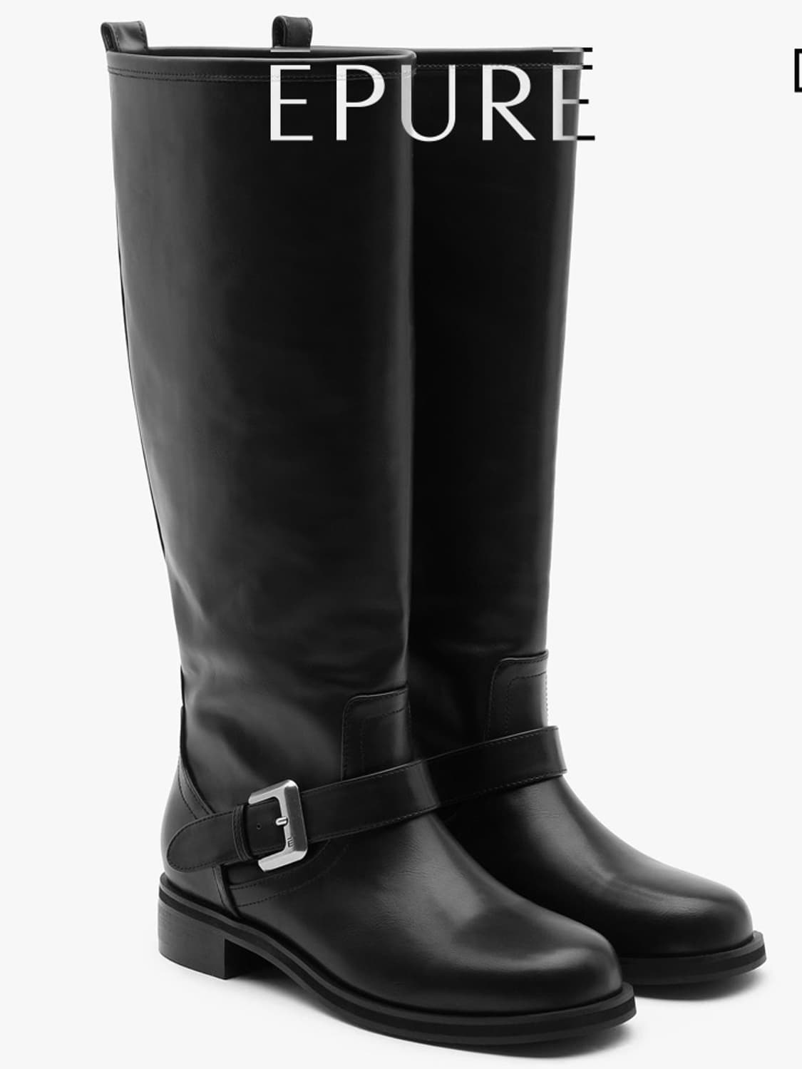 에퓨레 PETO Buckle Long Boots 상품이미지5