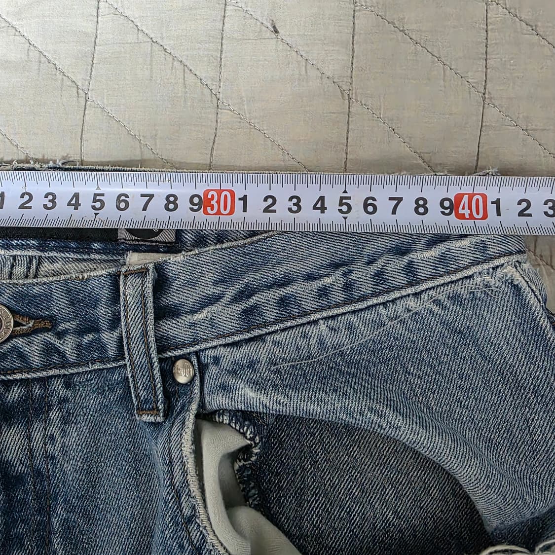 [33X34] 90s 빈티지 리바이스 실버탭 배기핏 트래쉬드 상품이미지10