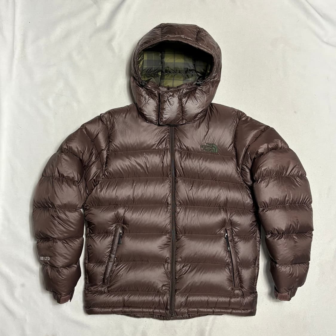 100 노스페이스 메트로 알파 800 브라운 구스다운 패딩 상품이미지2
