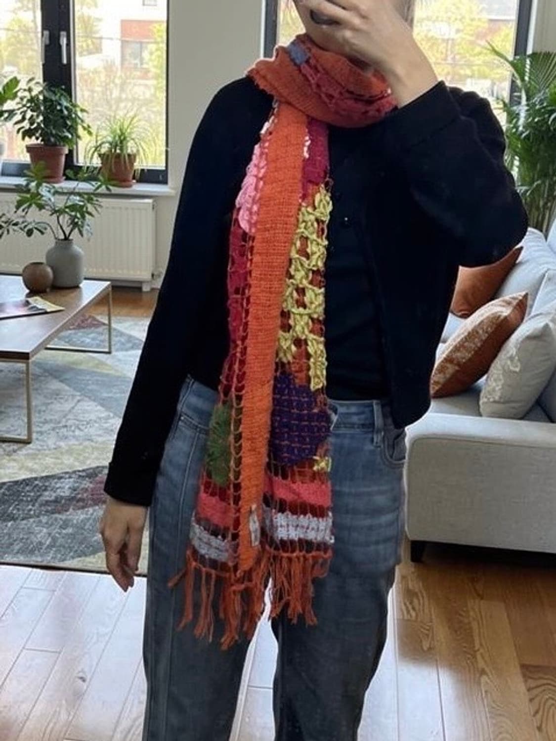 vintage crochet muffler 상품이미지3