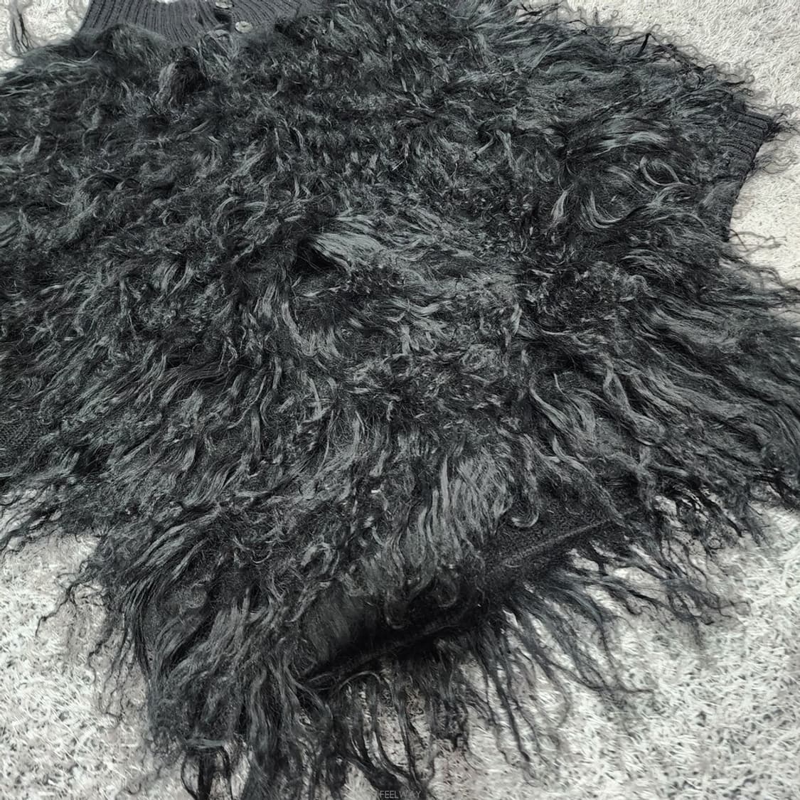 알마니 양털 롱 스웨터 40 상품이미지3