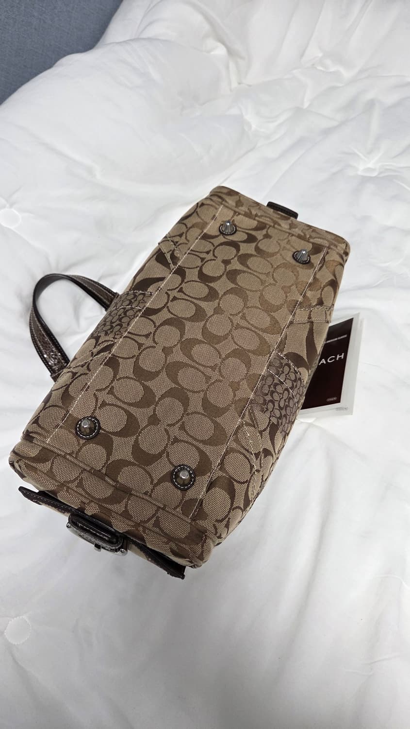 빈티지 코치 볼링백 토트백 상품이미지6