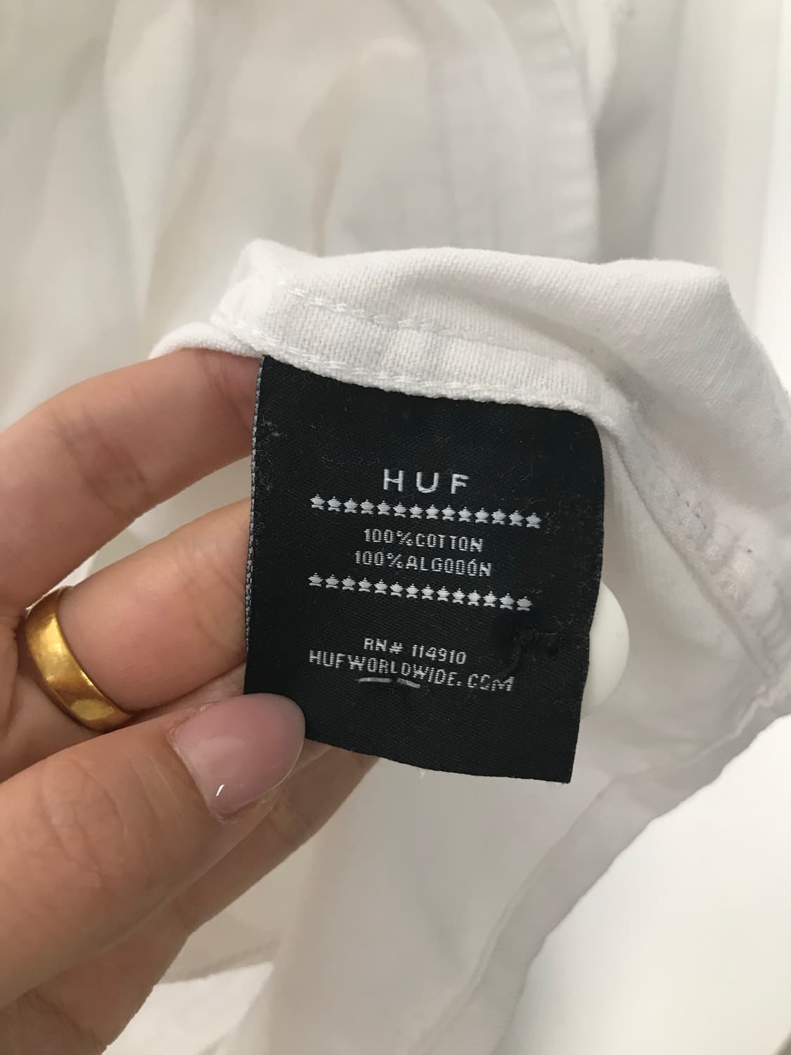HUF 트레셔 콜라보 화이트 데님 자켓 상품이미지7