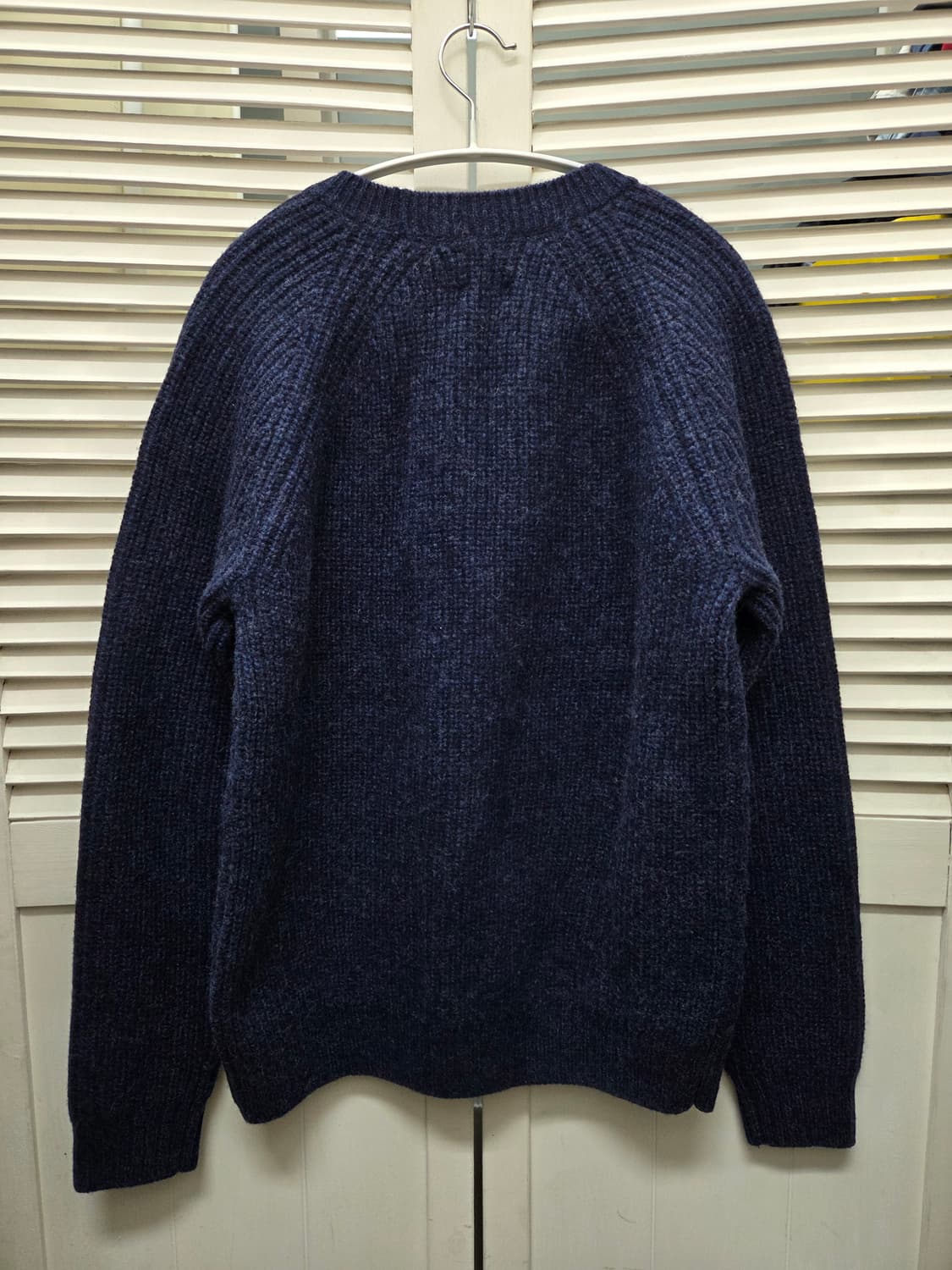 잭스뉴욕 네이비 울 니트 스웨터 상품이미지4