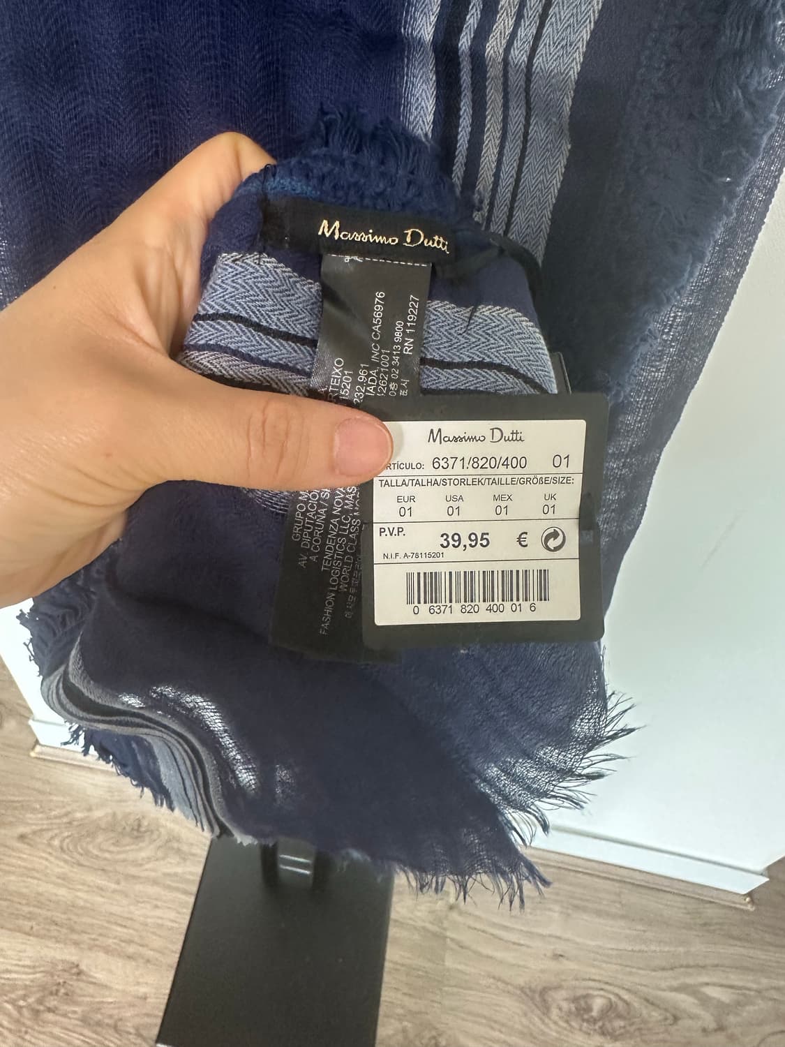 Massimo Dutti  마시모뚜띠  울  머플러  -텍있는 새상품 상품이미지4