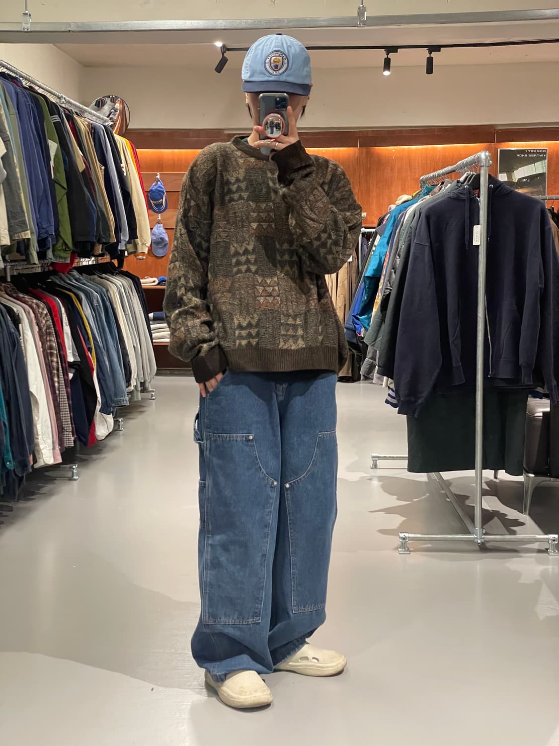 빈티지 패턴 니트   상품이미지6