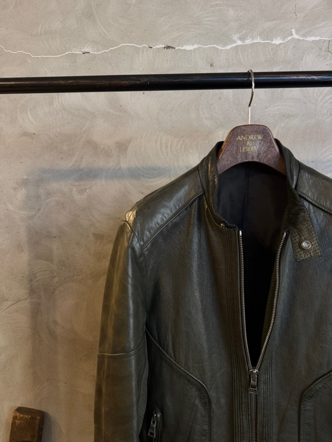 반하트 디 알바자 램스킨 라이더 자켓 슬림100 상품이미지3