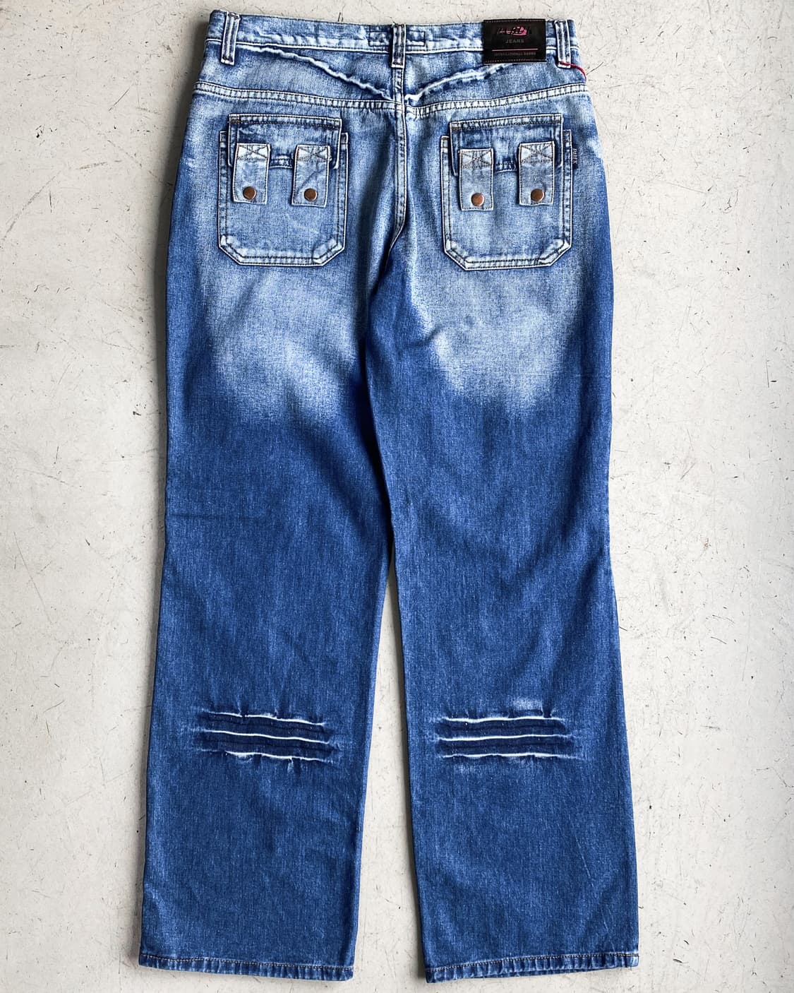 파북 Y2K 엔지니어드 워싱 데님 팬츠 상품이미지5