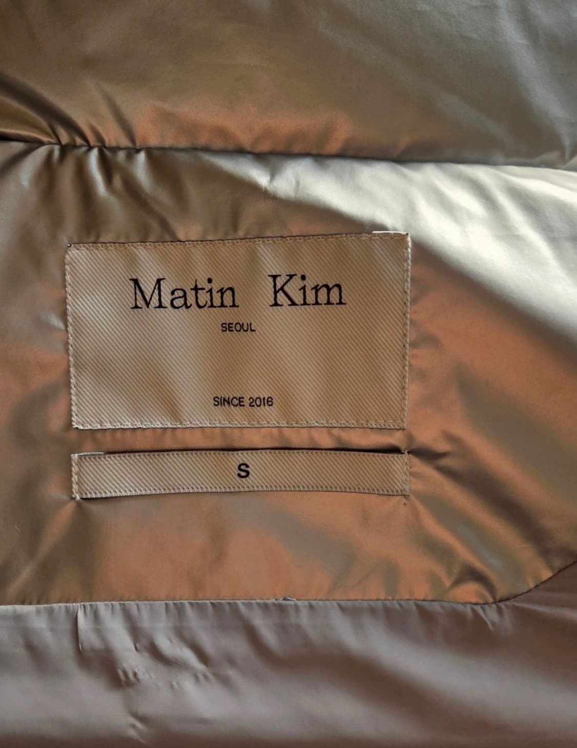 마뗑킴패딩 조끼 은색S 상품이미지2