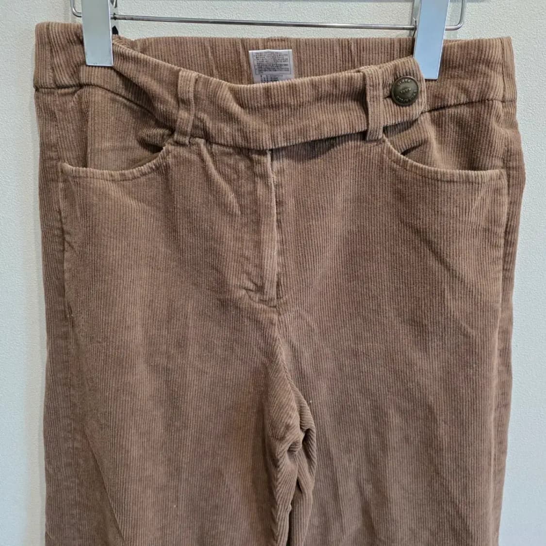  브라운 코듀로이 와이드 팬츠 상품이미지2