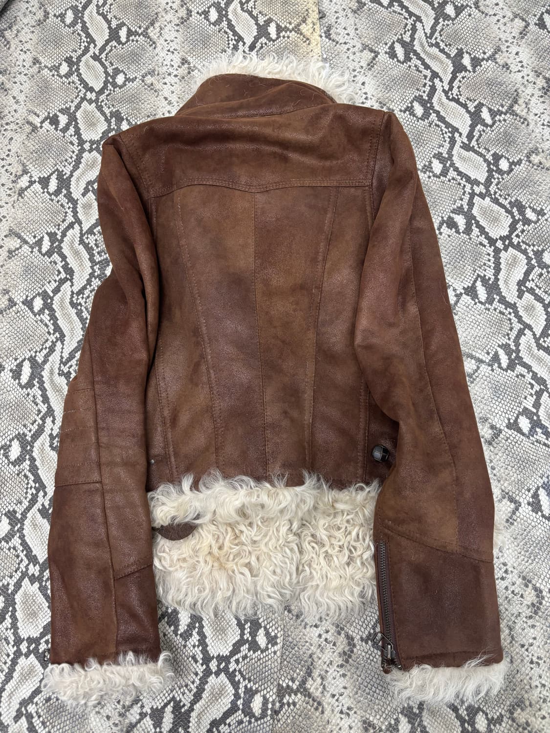 00‘s High Neck Button Sheep Fur&Leather  상품이미지8