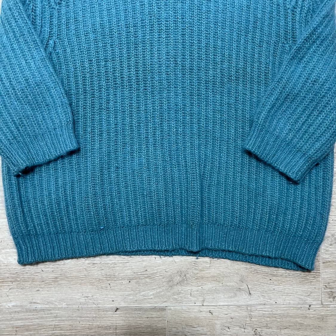 아크네 스튜디오 여성 와플니트 스웨터 [틸] M/95 상품이미지3