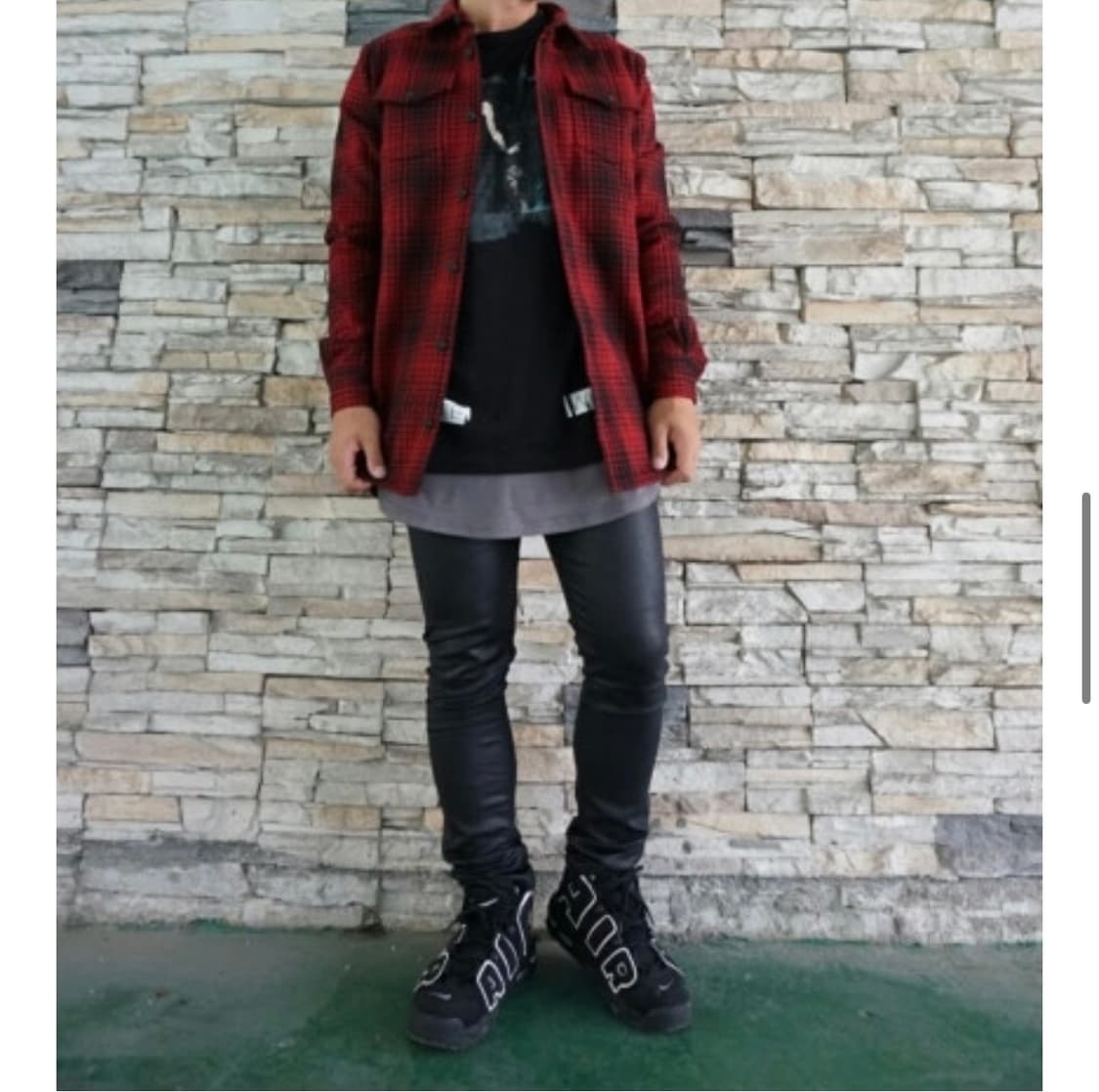 [105] 오프화이트 플란넬 셔츠 상품이미지1