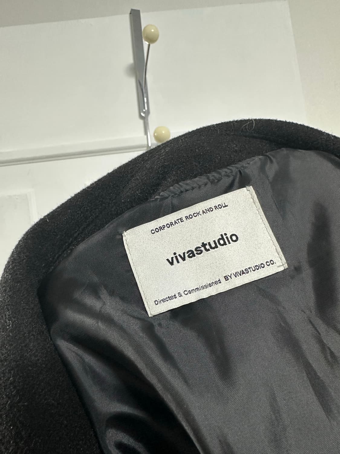 비바스튜디오 펠트 울 스타디움 자켓 상품이미지3