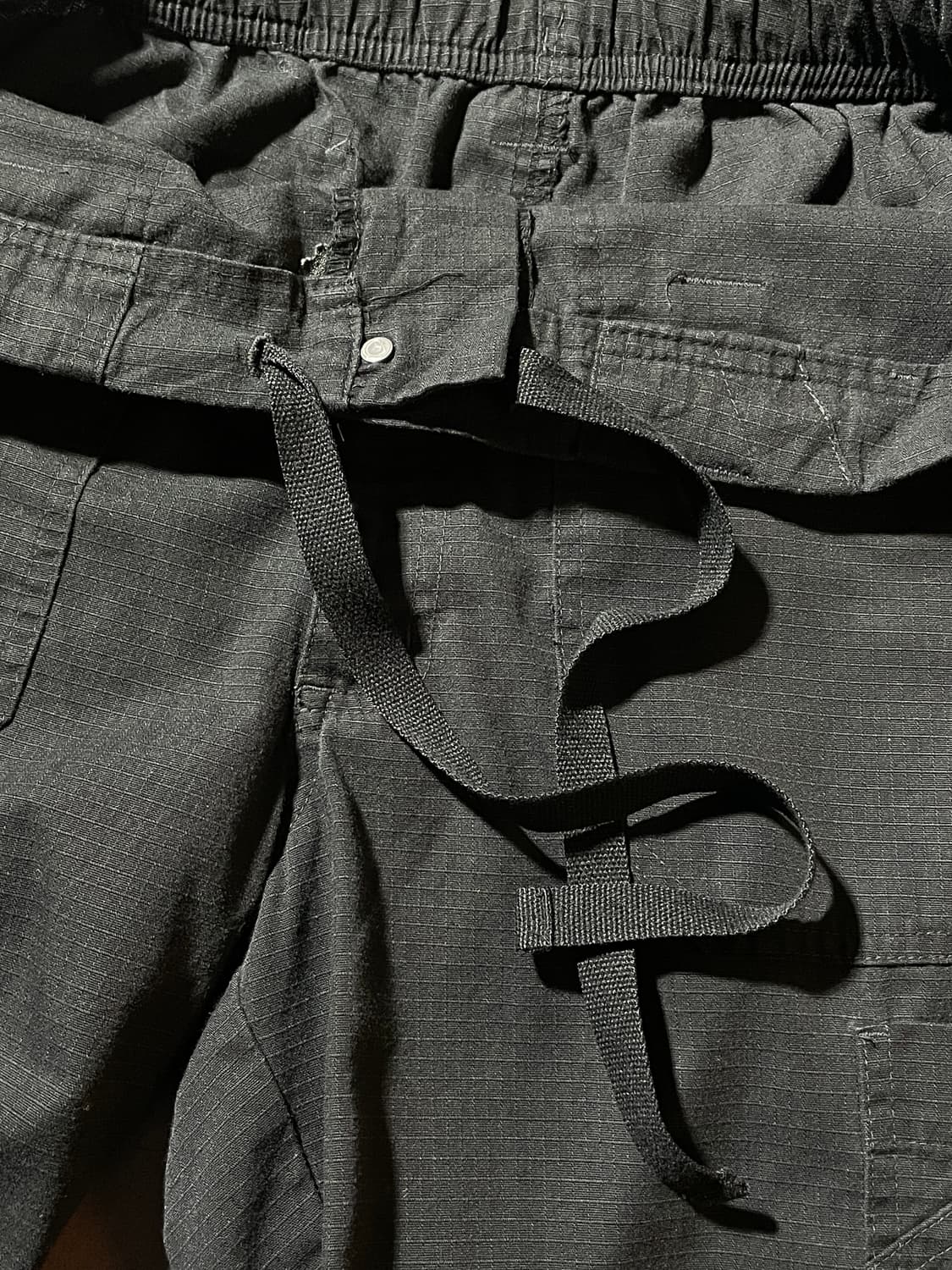 CARHARTT 칼하트 빈티지 하프밴딩 블랙 카고 팬츠 상품이미지9