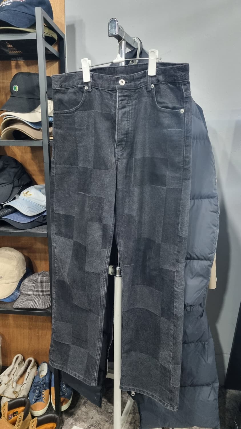 (브 라 운 야 드) 패치워크 블랙진 허리34~35  컨디션8/10 상품이미지1