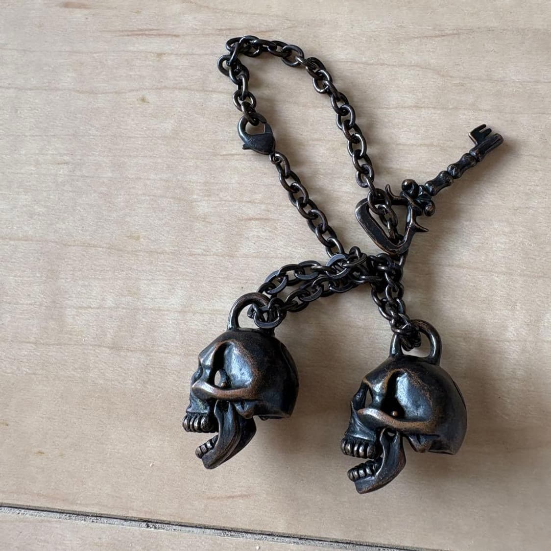 00s 넘버나인 더블 스컬 키체인 상품이미지3