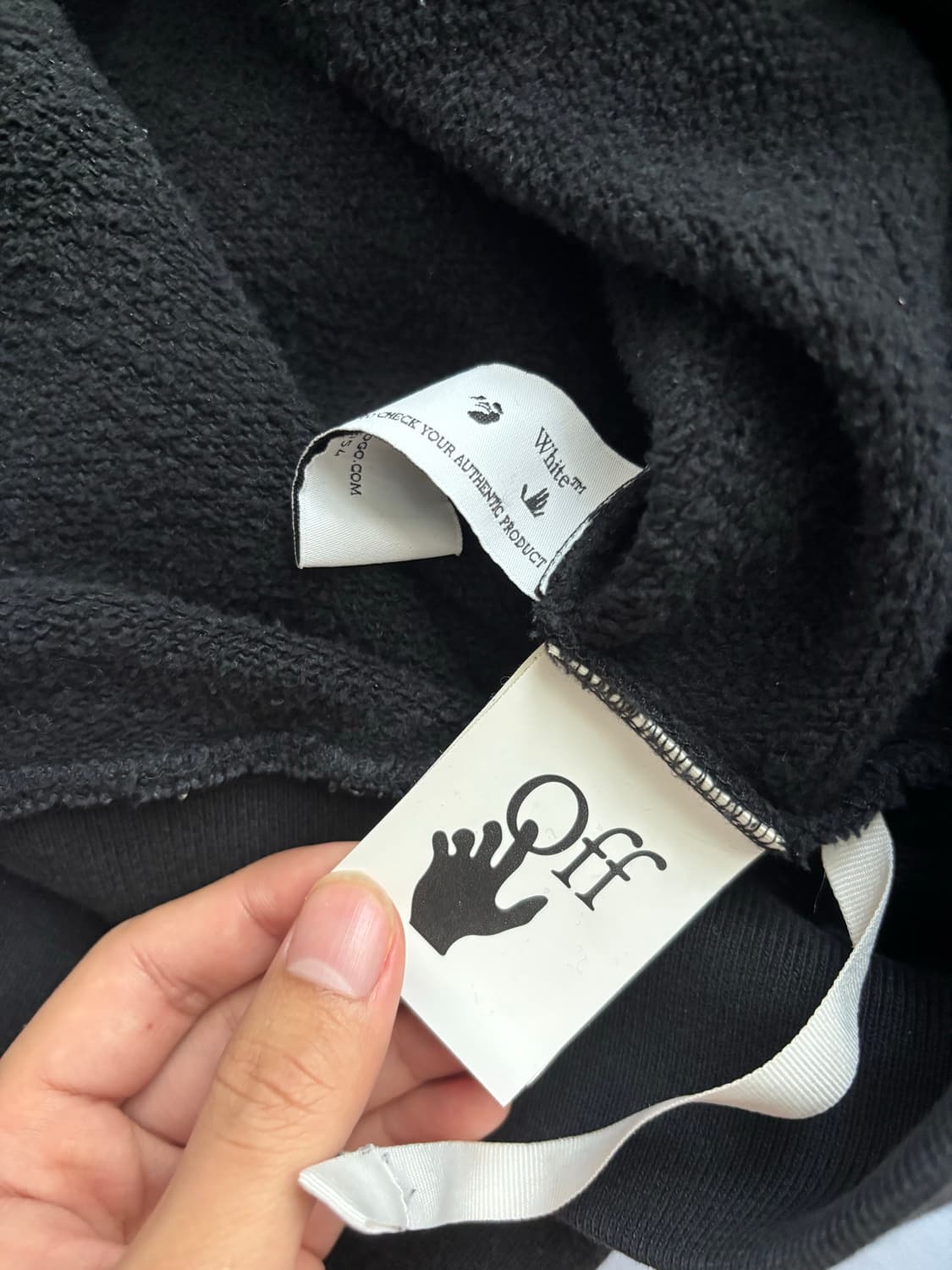 오프화이트 카라바조 후드 m 상품이미지7