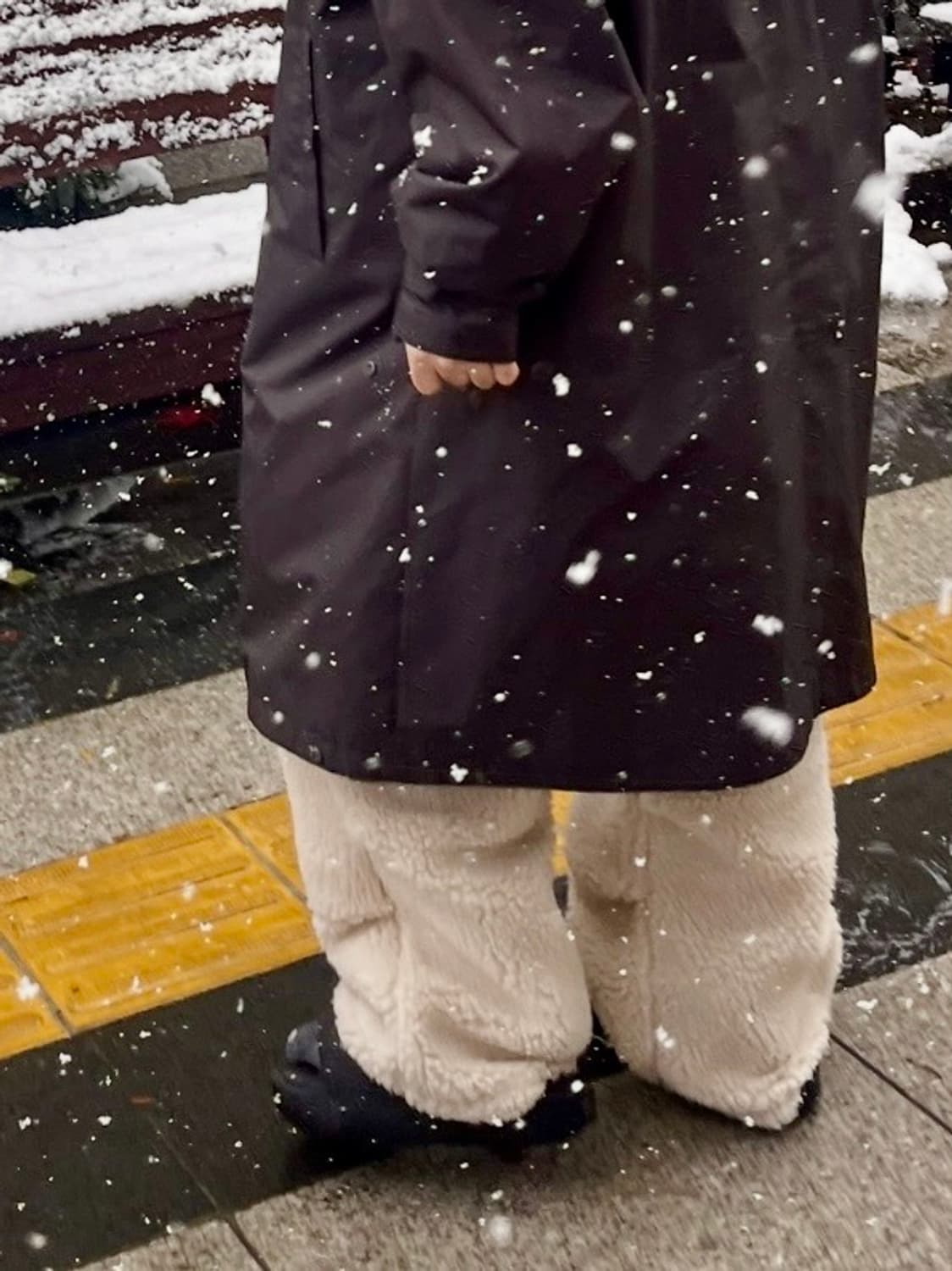 Yiyae 플리스 카고팬츠 상품이미지1