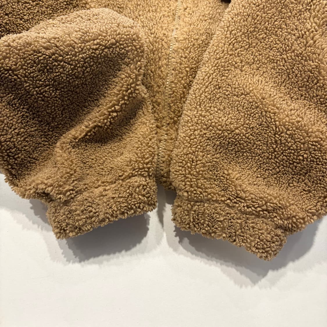 [L] 아디다스 브라운 뽀글이 플리스 자켓 D620 상품이미지6