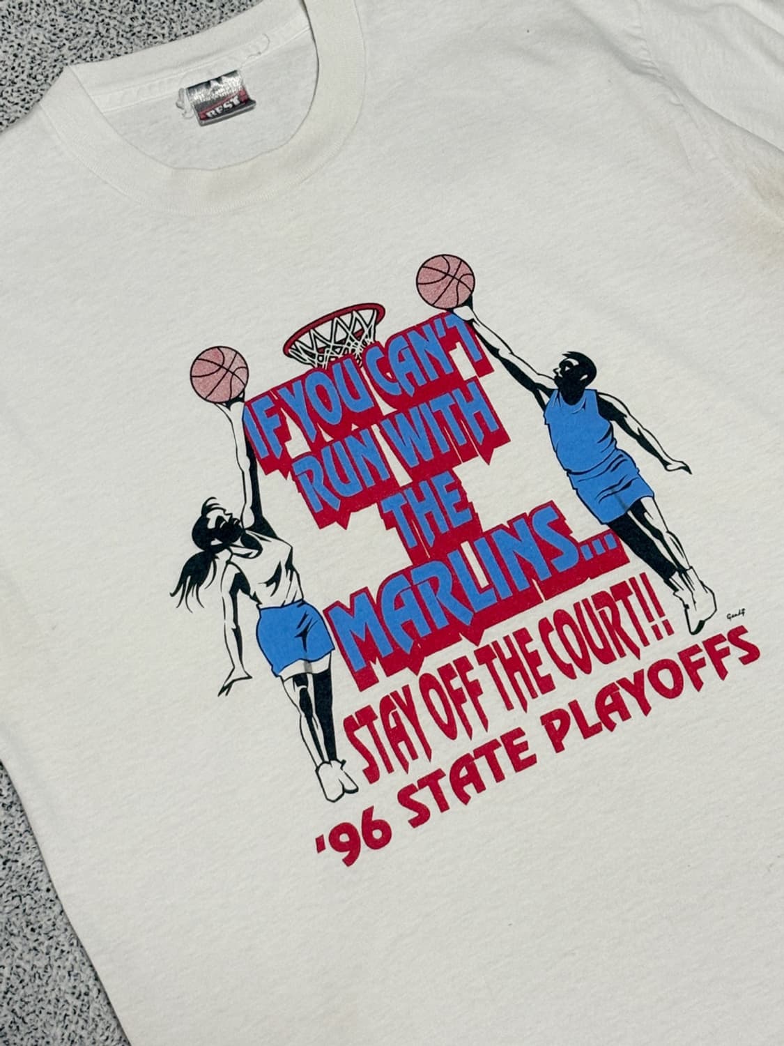  90s 빈티지 1996 Marlins State Playoffs 티셔츠 상품이미지2