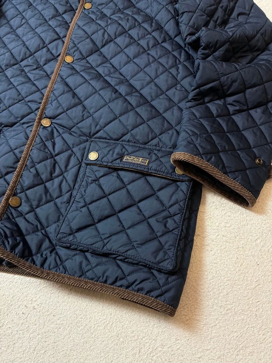 폴로 랄프로렌 헤리티지 클래식 퀼팅 하이넥 자켓 PN7131 상품이미지5