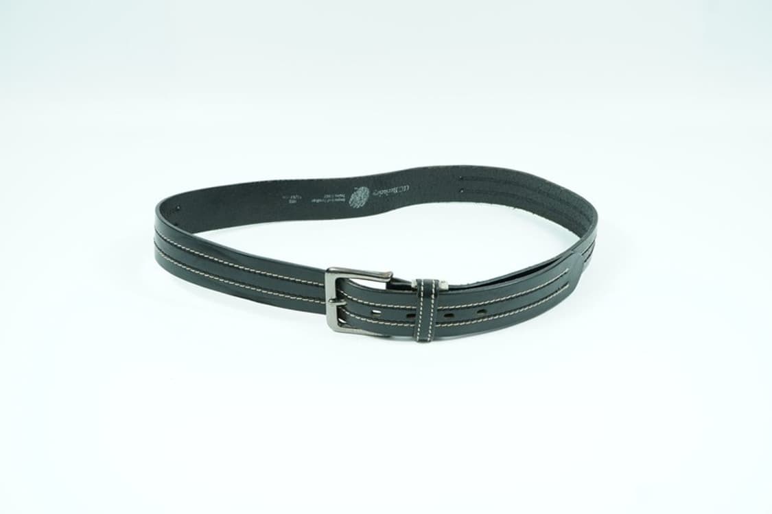 UC버클리 이태리 레더 화이트 스티치 빈티지 벨트 상품이미지4