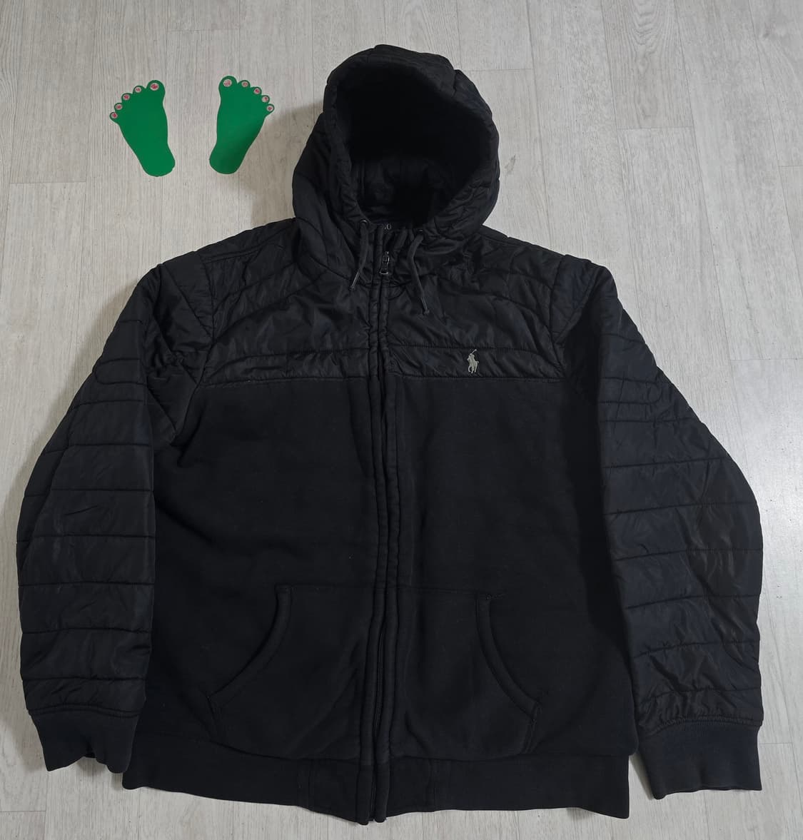 (정품) 폴로 경량패딩 XL사이즈 (명품 남자 후리스 후드집업) 상품이미지1