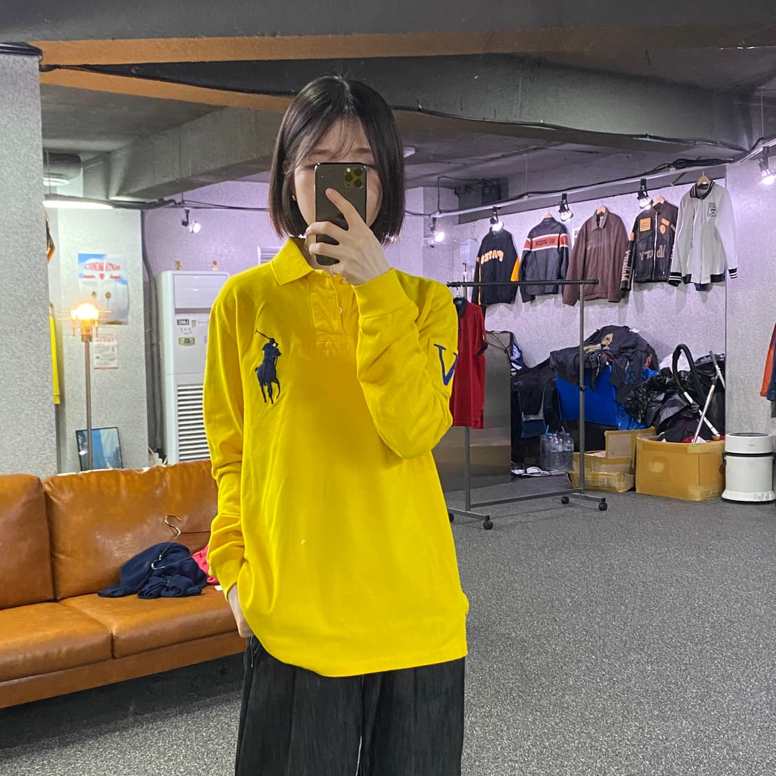 폴로 랄프로렌 빅포니 커스텀핏 럭비티 B4895 상품이미지1
