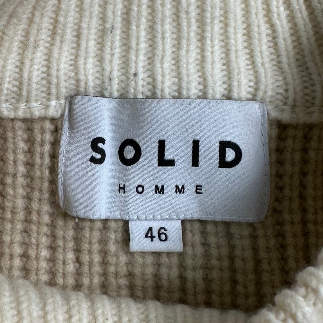 솔리드옴므 믹스드 울 니트 상품이미지6