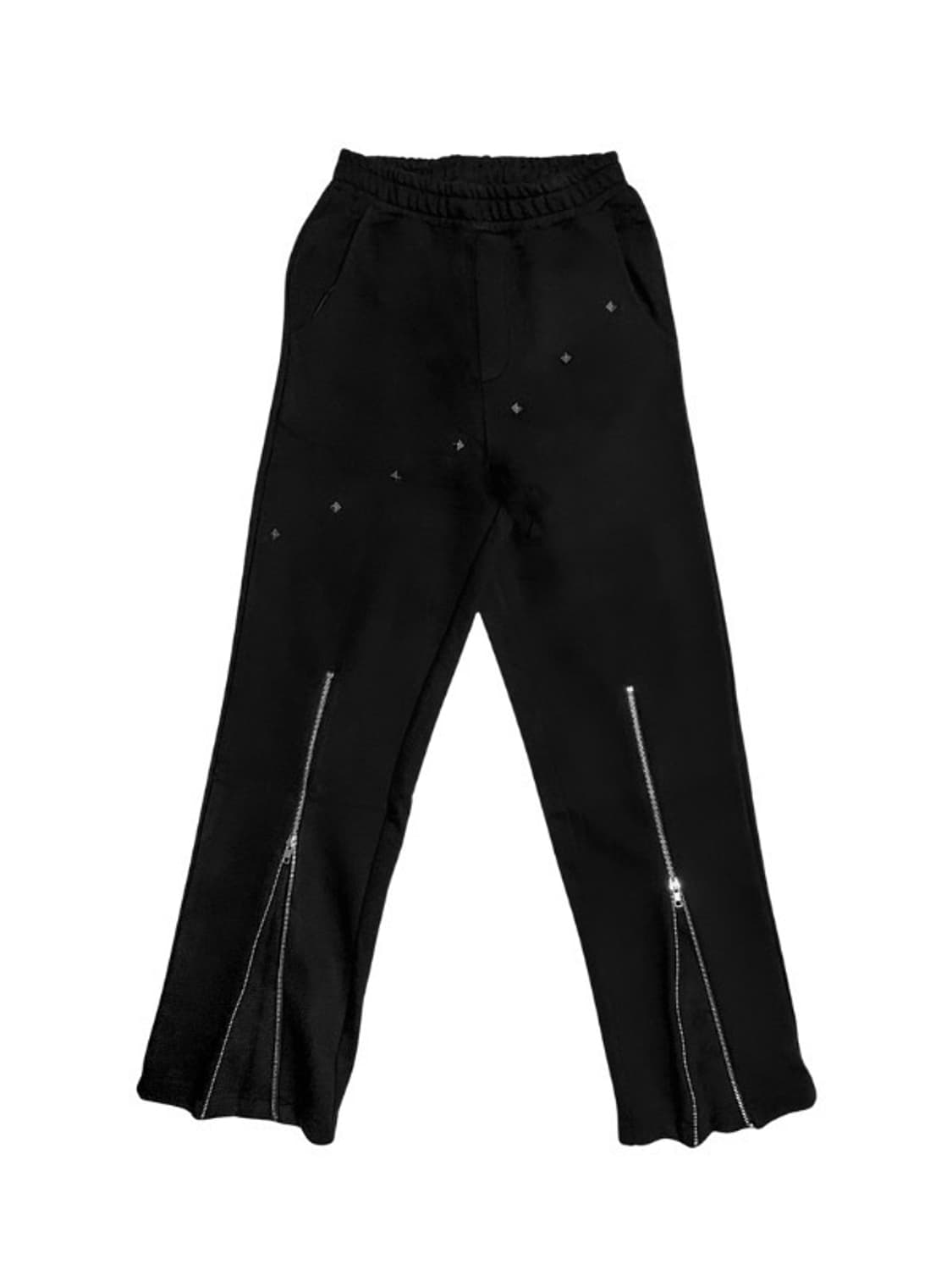 스모크어스타 smokeastar 스터드 지퍼 팬츠 상품이미지1