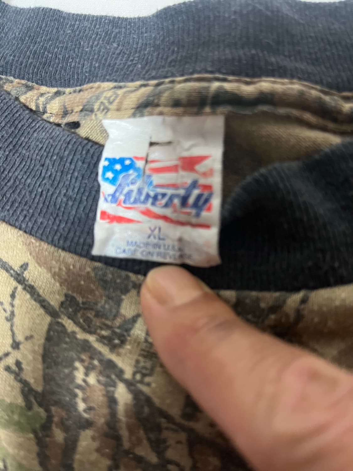 90s 빈티지 리얼트리 포켓 긴팔티셔츠 상품이미지3