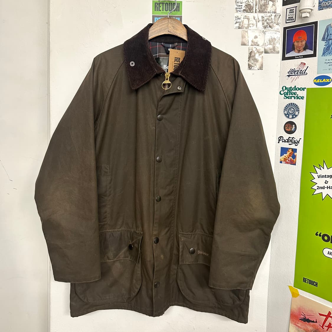 바버 클래식 뷰포트 왁스 자켓 ‘올리브’ 상품이미지1