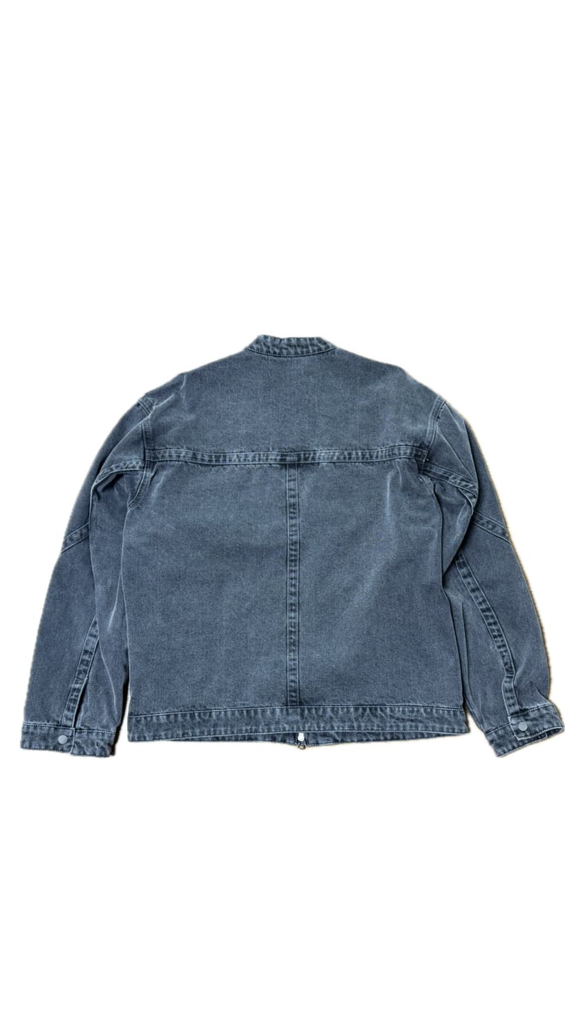 인사일런스 디바이드 패널 데님 바이커 자켓 상품이미지4