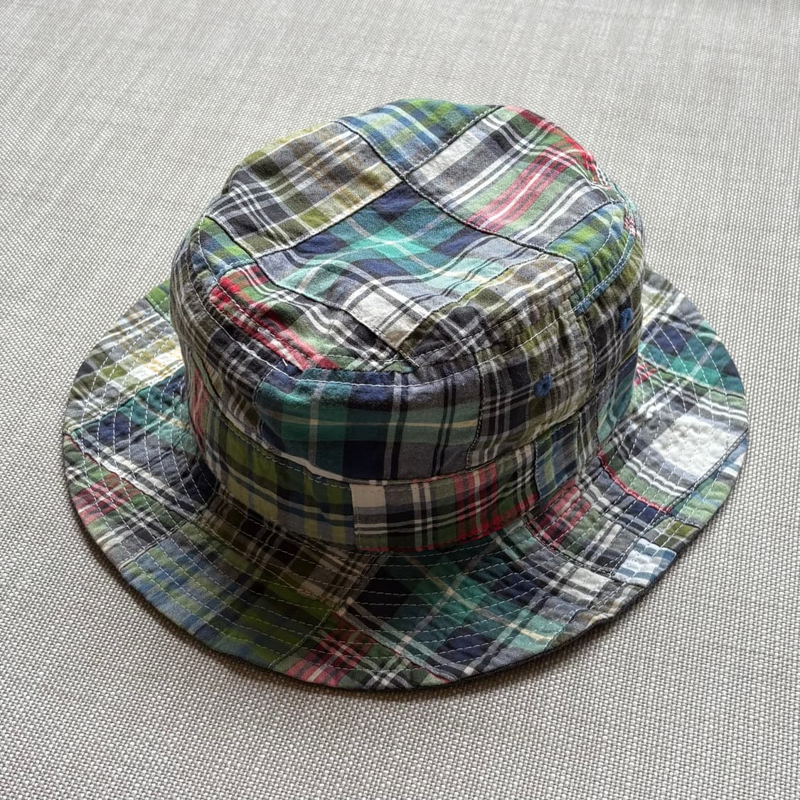 마드라스 패치워크 리버서블 버킷 햇 상품이미지1