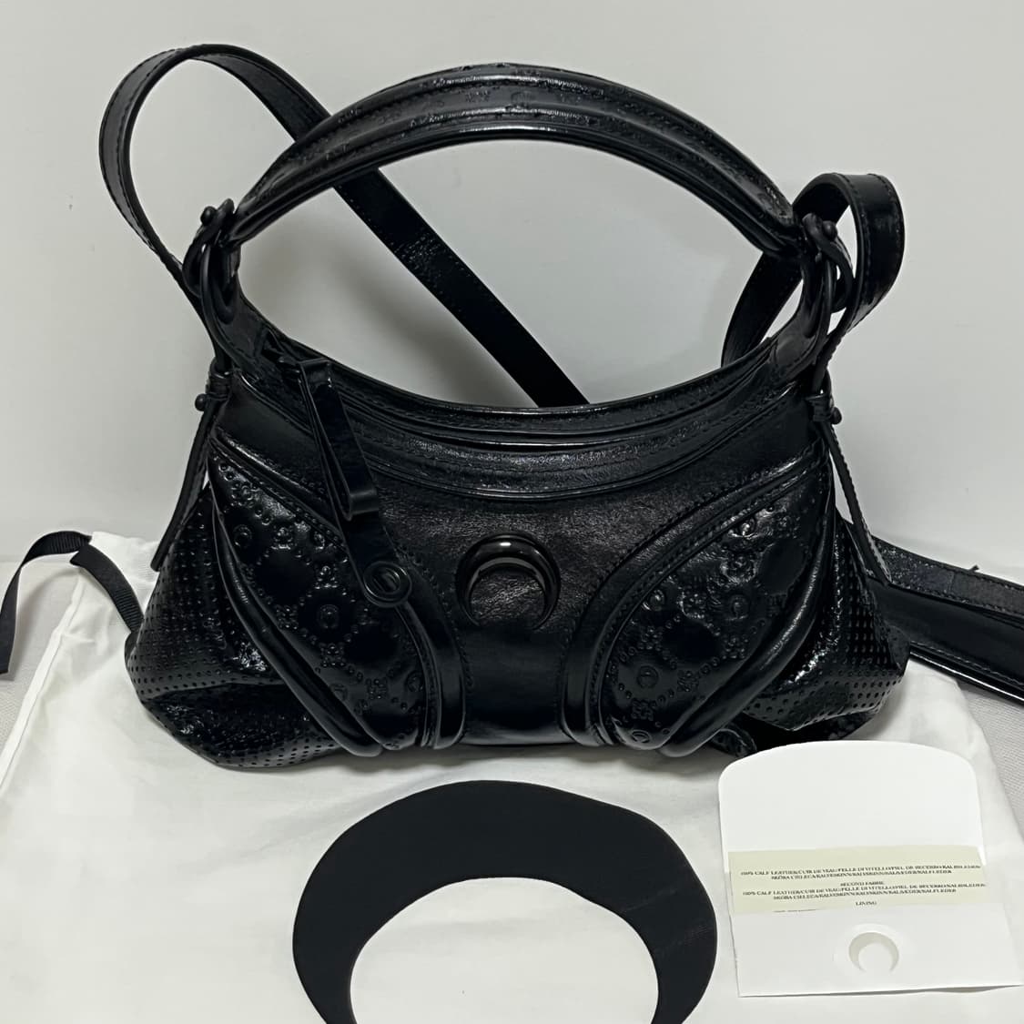 마린세르 25fw 무노그램 엠보스드 레더 퓨추라 미니 백 상품이미지1