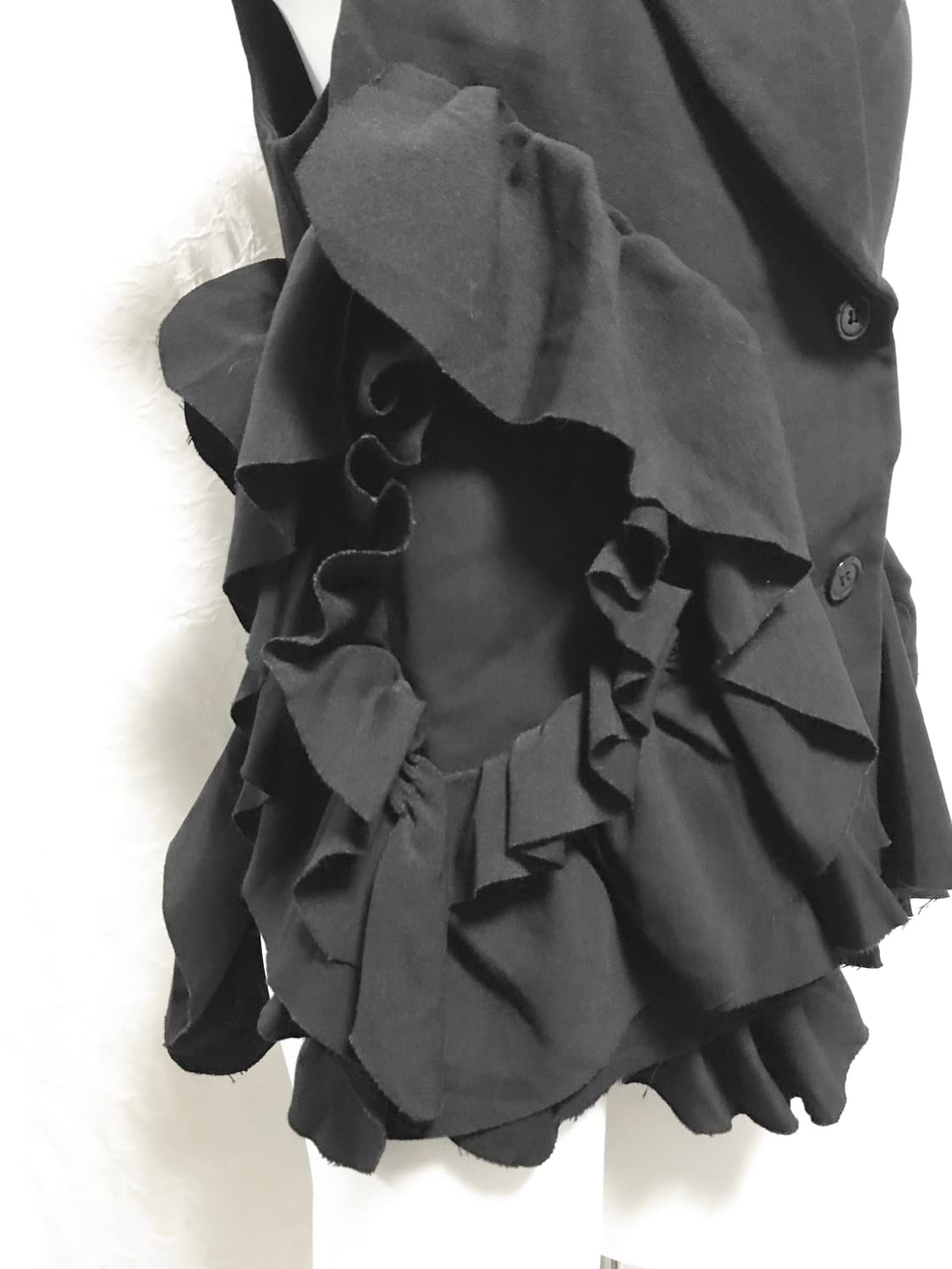 빈티지 아카이브 무드 러플 블레이저 베스트 상품이미지6