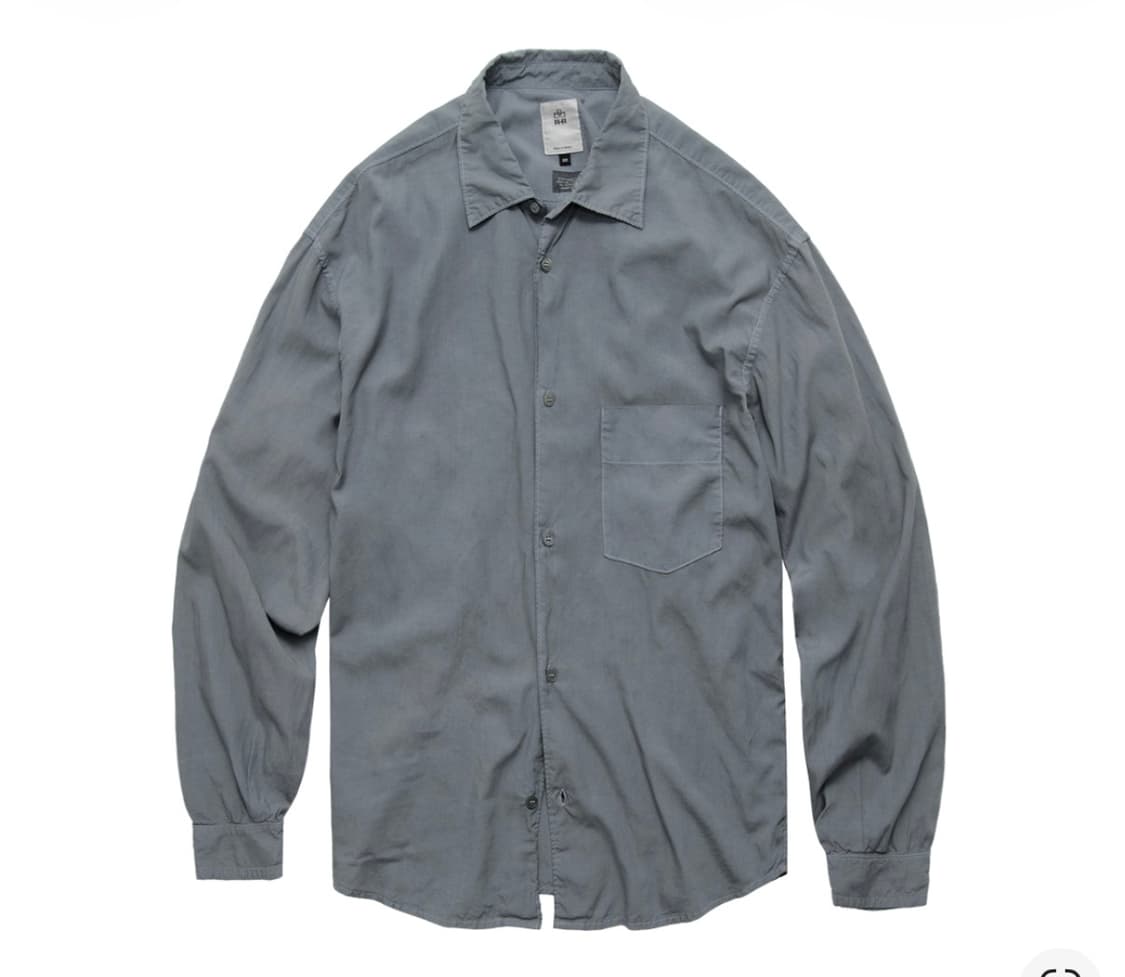 폴리테루 텐코 루즈드 셔츠 2.0 블루 그레이 002 상품이미지1