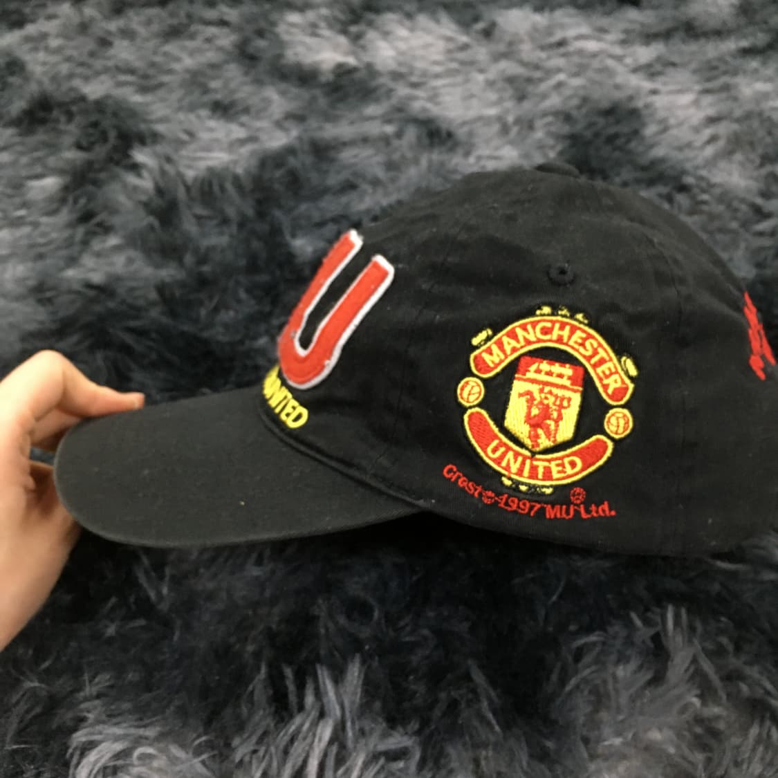 투티/A0 MANCHESTER UNITED 캡 패치 자수 모자 배색 상품이미지4
