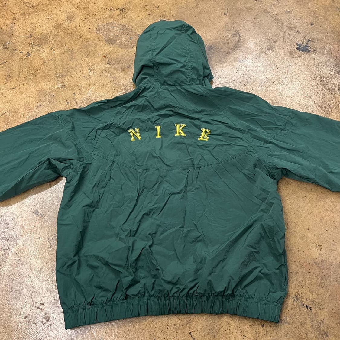 [정품/XL] 나이키 그린 옐로우 바람막이 후드 자켓 b8 상품이미지4