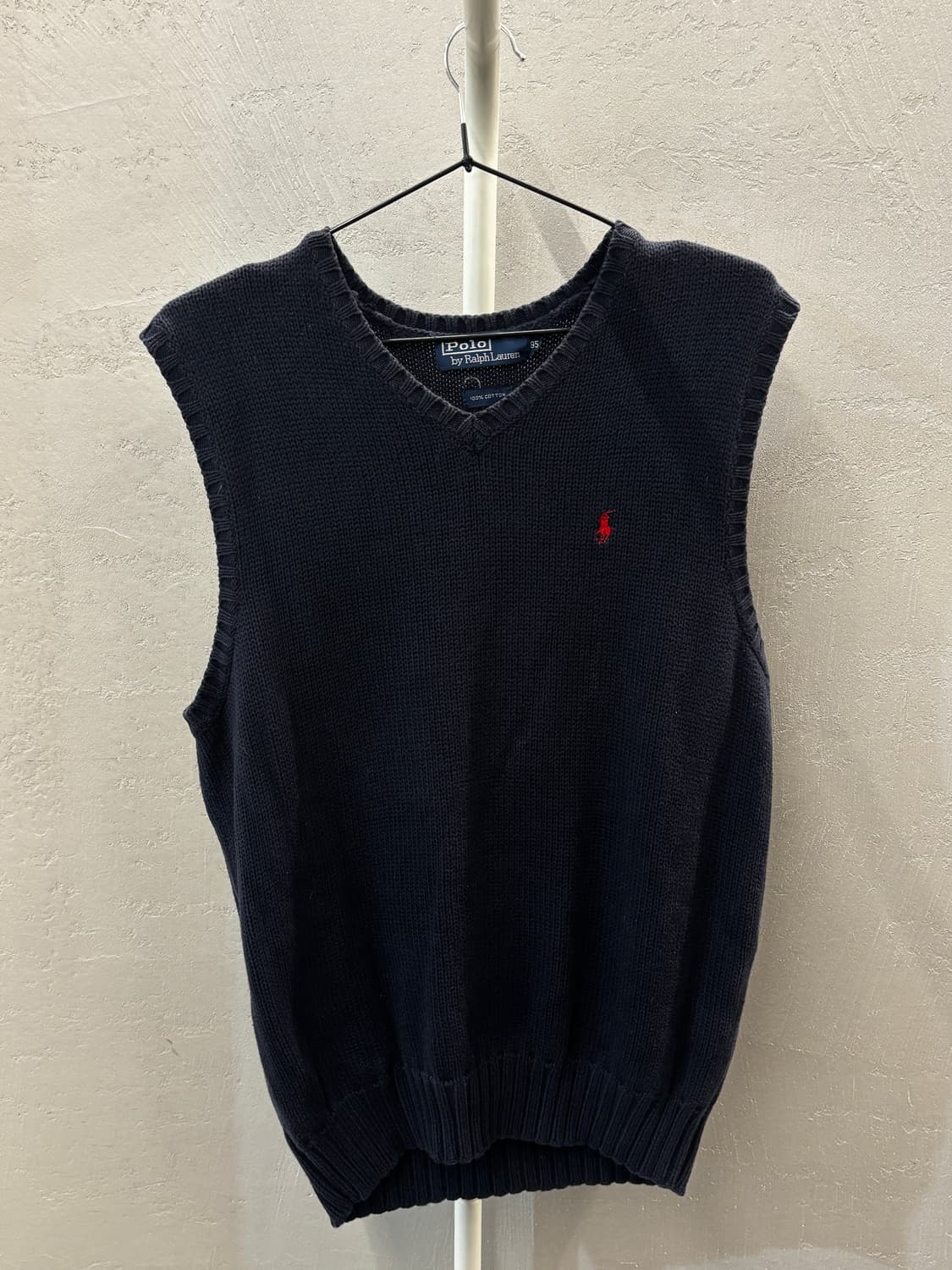 폴로 랄프로렌 니트 조끼 네이비 S 상품이미지2