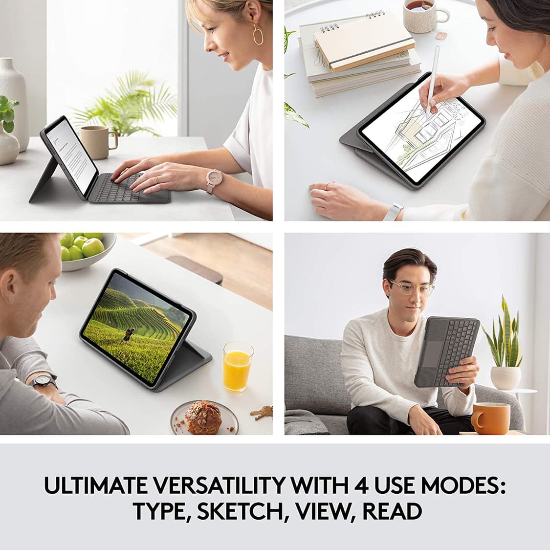 로지텍 폴리오 터치 아이패드 프로 11 1 2 3 4세대 키보드 케이스/ 상품이미지4