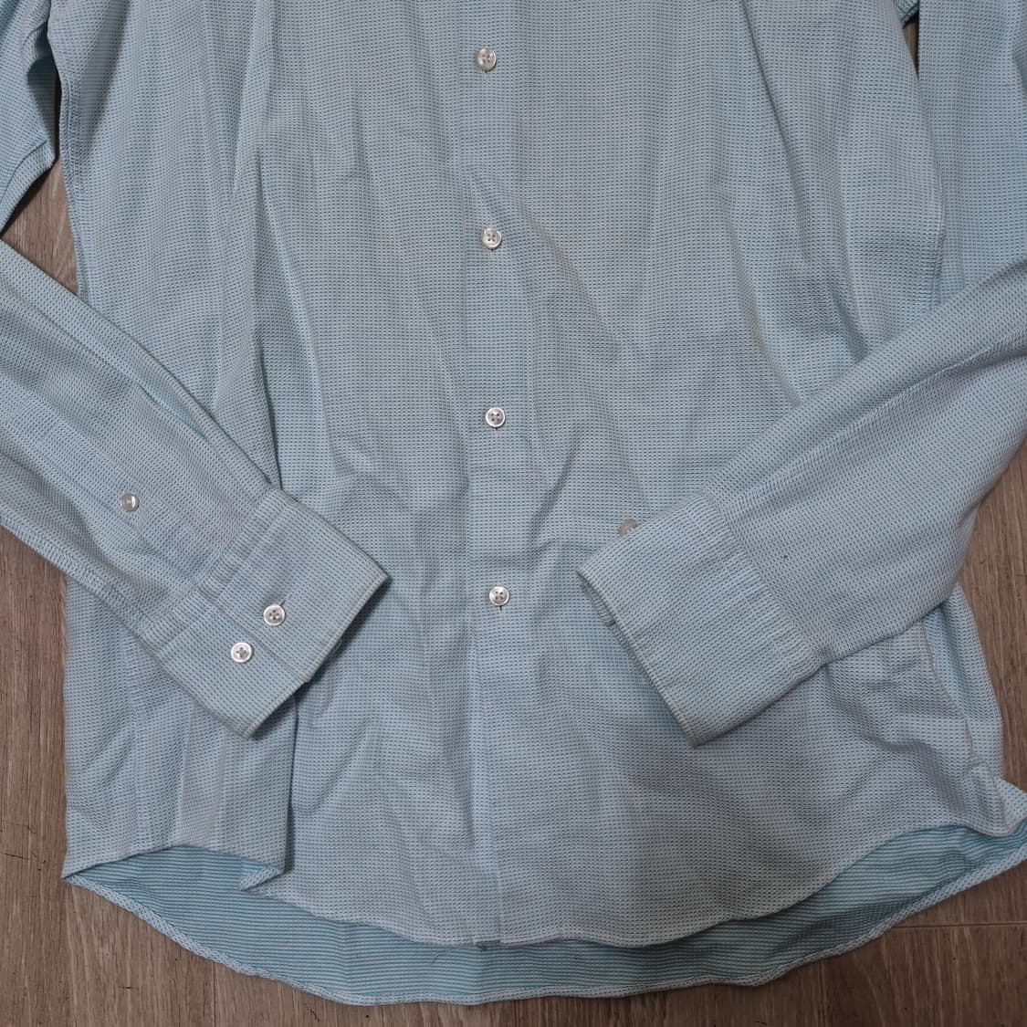 휴고 보스 슬림핏 이집트 코튼 셔츠 상품이미지3