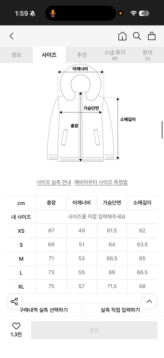 디스이즈네버댓 페이즐리 패딩xl 상품이미지4