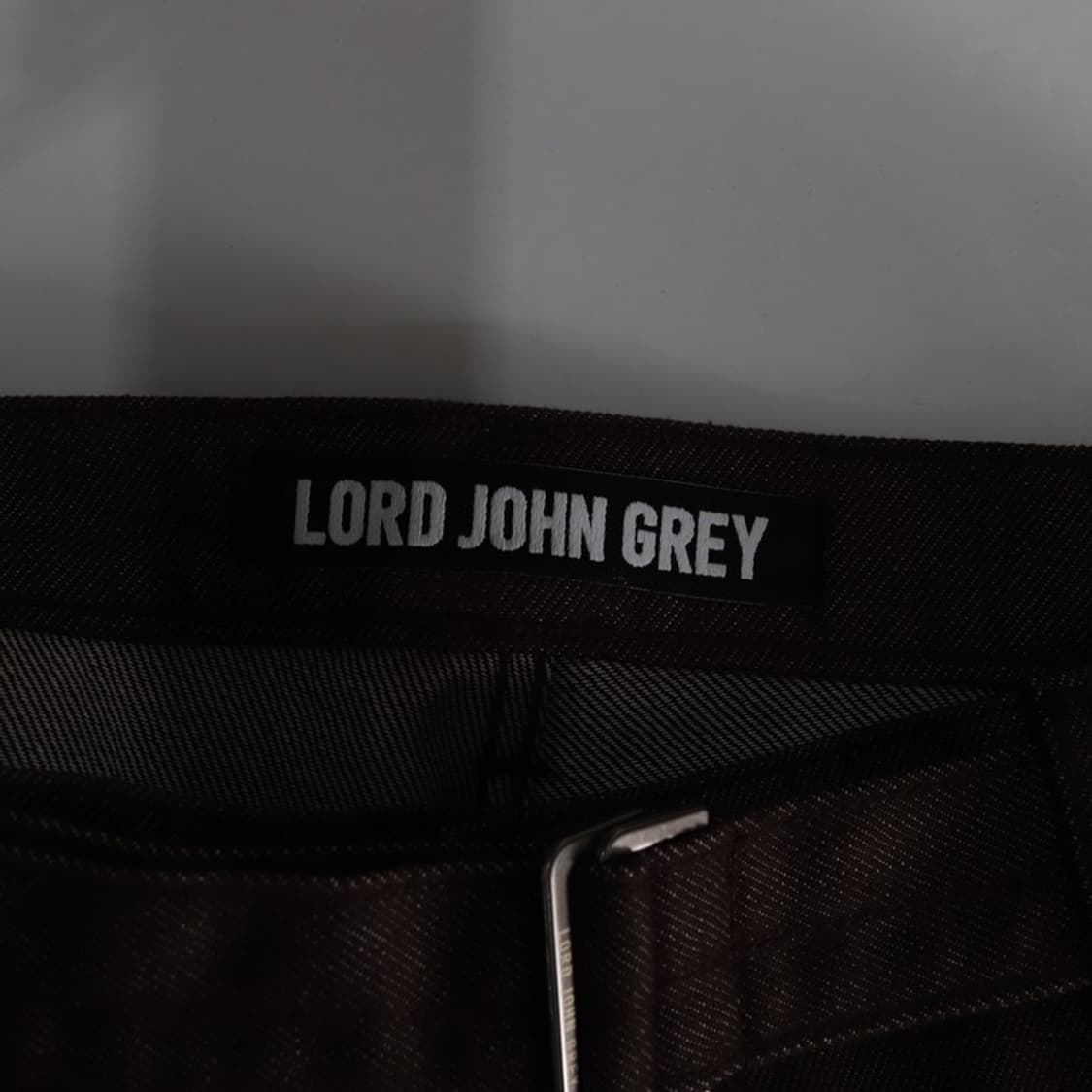 로드존그레이 브라운 핀턱 슬랙스 M 상품이미지6