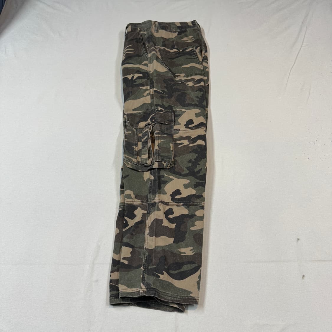 34inch) 밀리터리 카모 패턴 와이드 카고 팬츠 바지 상품이미지6