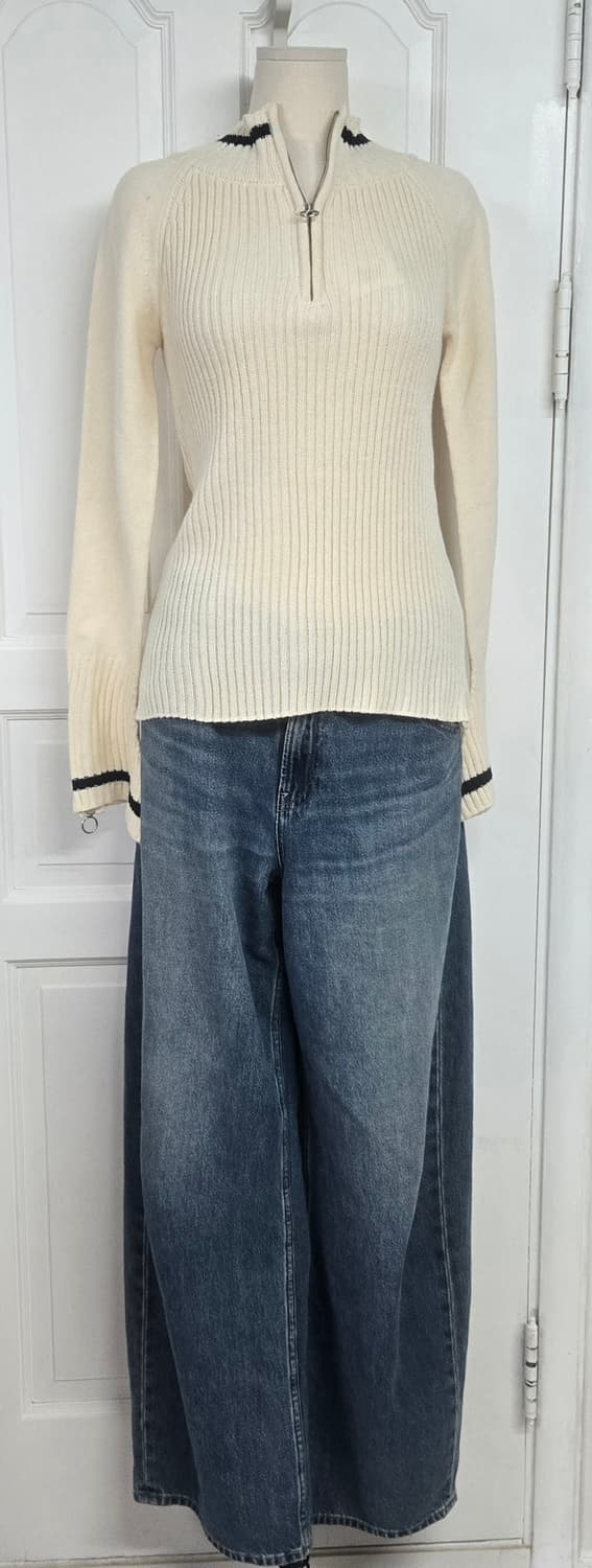 새상품)와드로브 하프집업니트 상품이미지2