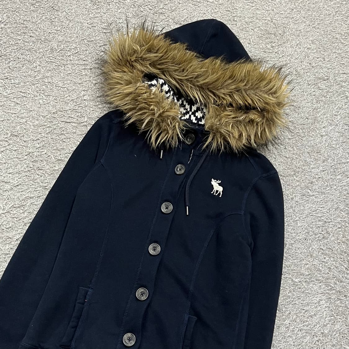 [우먼90] 아베크롬비 퍼 후드 자켓 상품이미지1