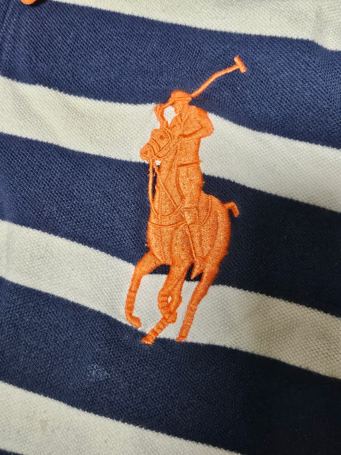 폴로랄프로렌 핀터깔 빅포니 럭비티 카라티 M 상품이미지2